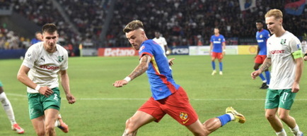 Surpriză pe stadionul "Steaua"! FCSB a cedat cu 2-3 în fața lui FK Auda